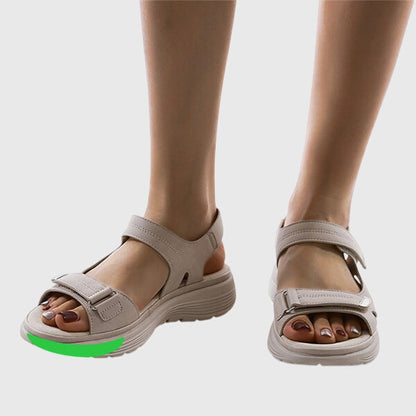 Alethea | Beige Orthopedic Sandals