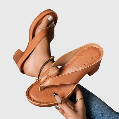 Calista | Golden Orthopedic Sandals