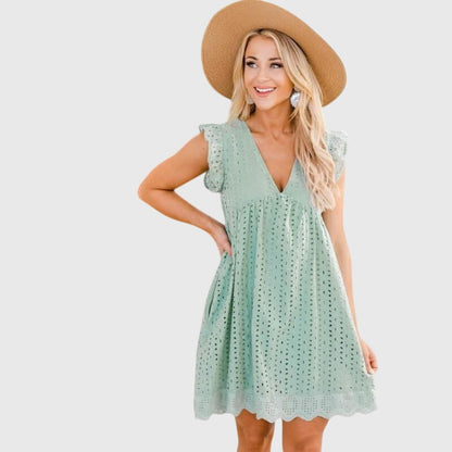 Alethea | Black 2 In 1 Summer Dress