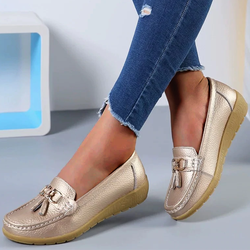 Calantha | Beige Flex Orthopedic Loafer