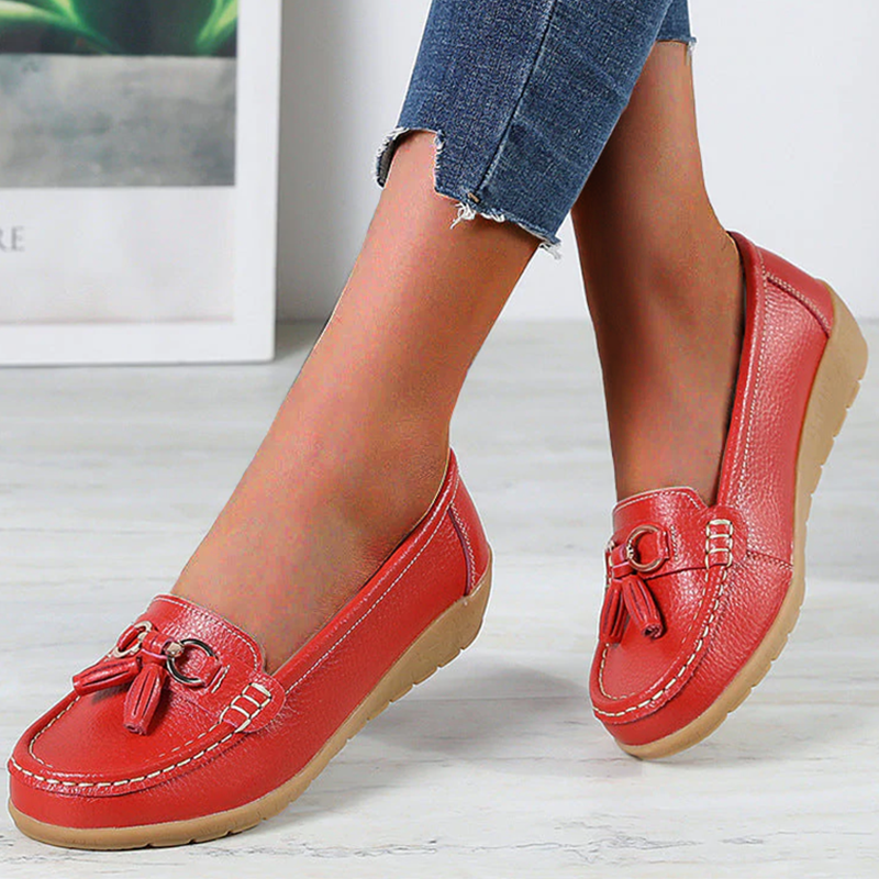 Calantha | Beige Flex Orthopedic Loafer