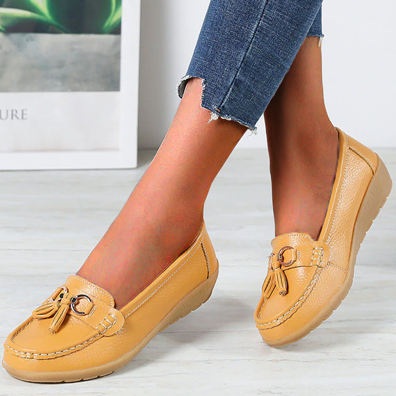 Calantha | Beige Flex Orthopedic Loafer