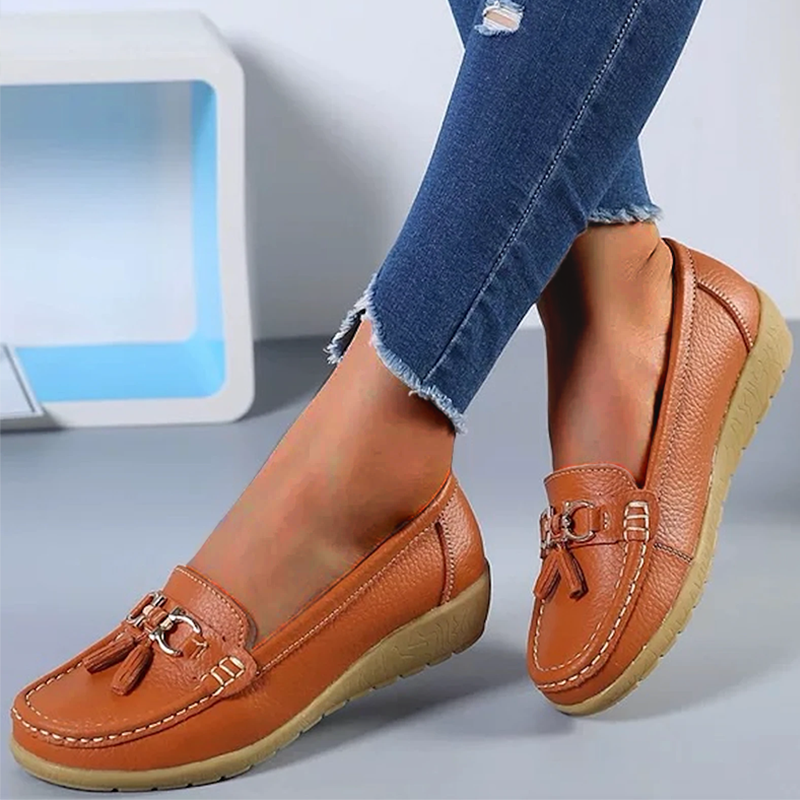 Calantha | Beige Flex Orthopedic Loafer