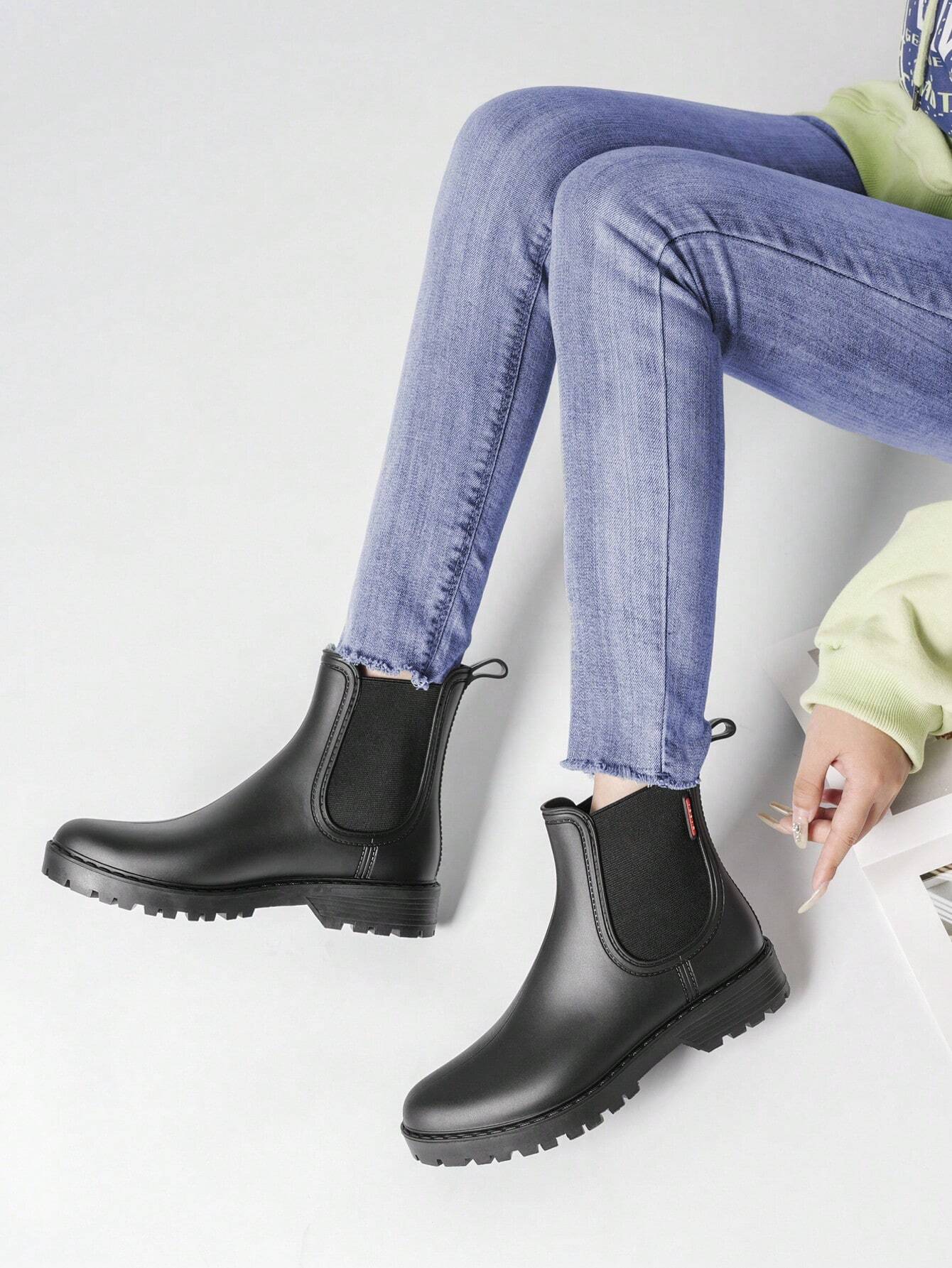 Calantha | Black Chelsea Storm Grace Boots