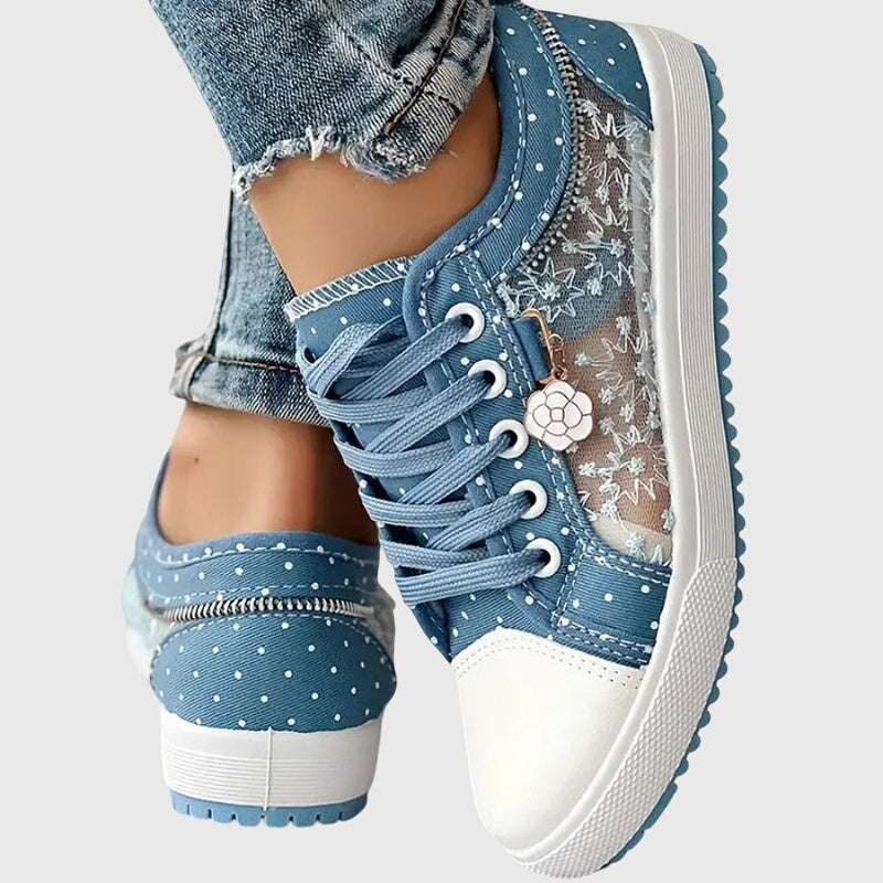 Calista | Blue Denim Orthopedic Sneakers