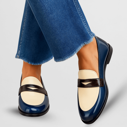 Calista | Silver Buckle Chic & Comfortable Loafers