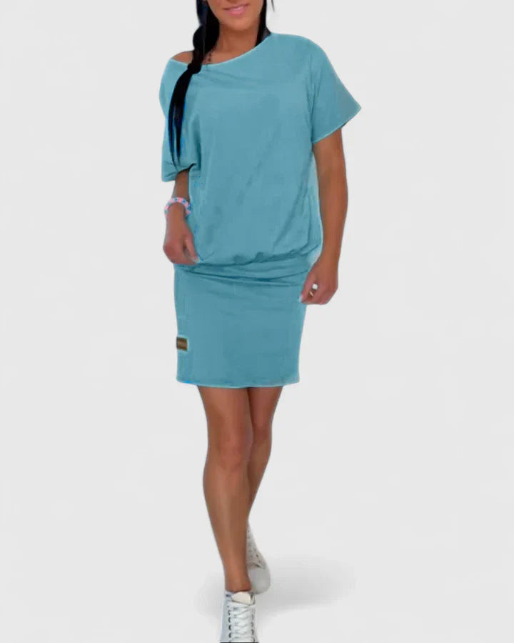 Kalliope | Elegant Black Comfortable Dress