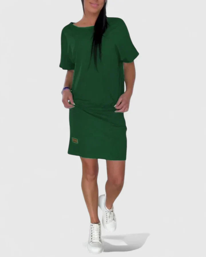 Kalliope | Elegant Black Comfortable Dress
