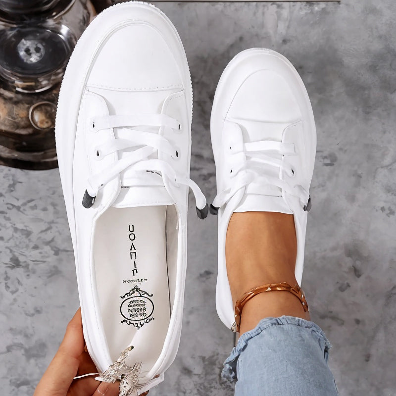 Lylah | Women Orthopedic White Sneakers