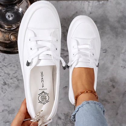 Lylah | Women Orthopedic White Sneakers