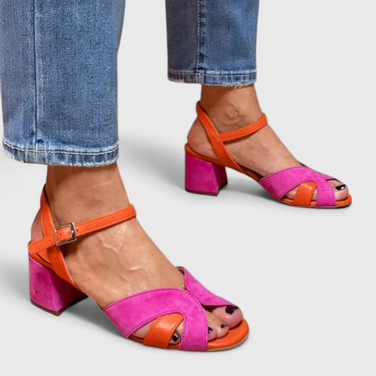 Calista | Vibrant Suede Orthopedic Heels