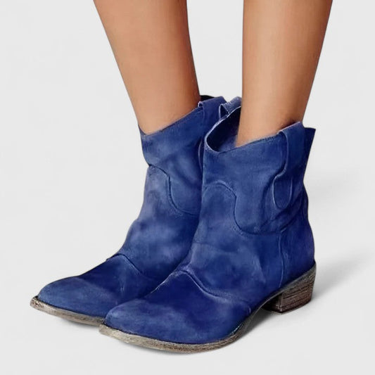Calantha | Royal Blue Elegant Boots