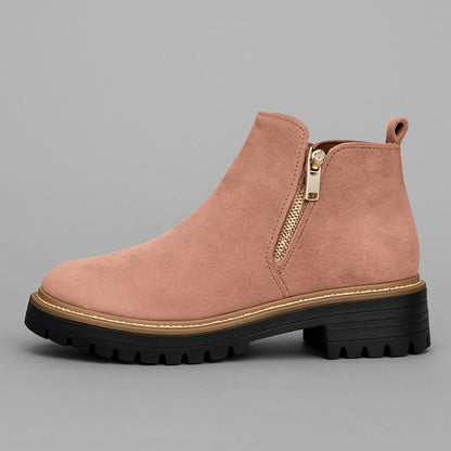 Calantha | Grey Suede Orthopedic Boots
