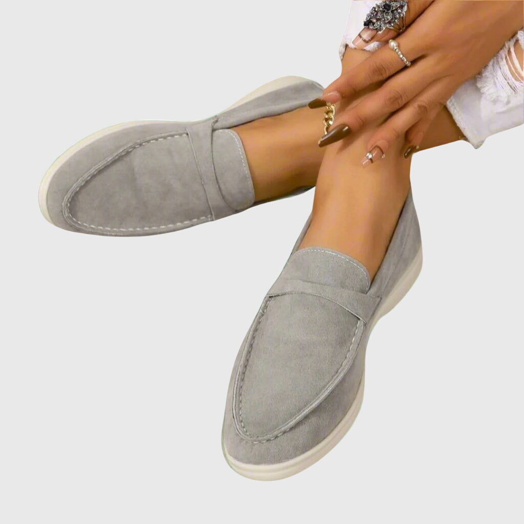Aurelia | Taupe Suede Orthopedic Loafers