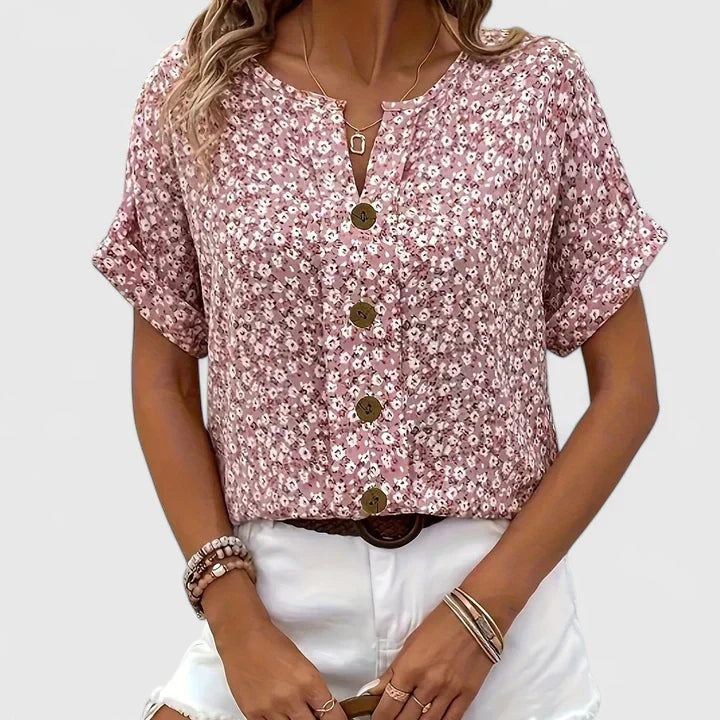 Calanta | Elegant Floral Blouse
