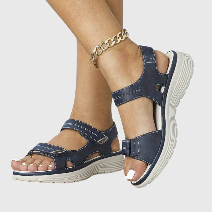 Alethea | Beige Orthopedic Sandals