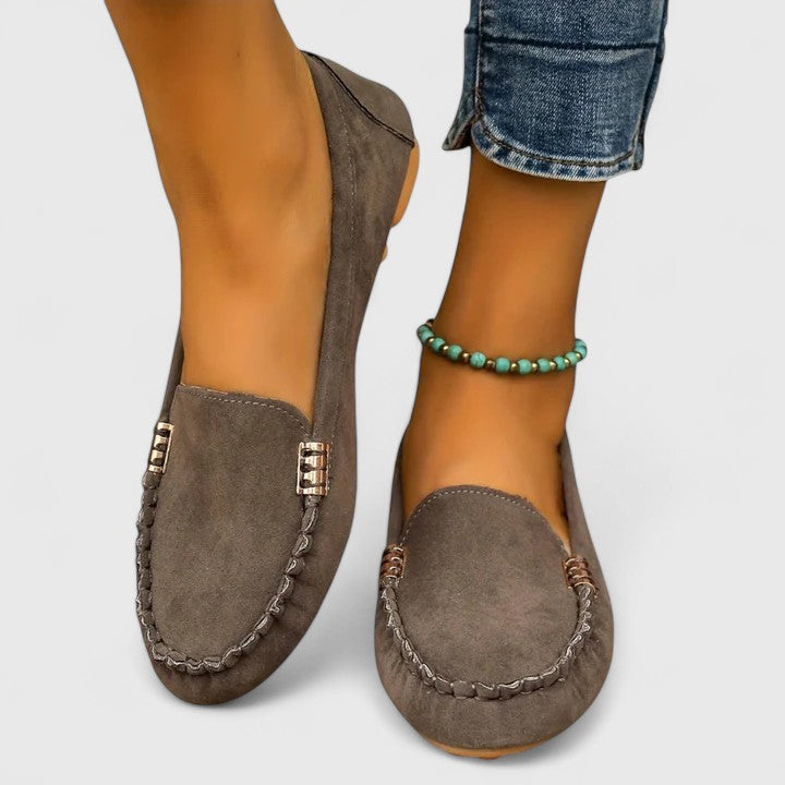 Calista | Turquoise Suede Orthopedic Loafer