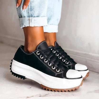 Willow | Beige Suede Casual Lace Up Platform Everyday Sneakers