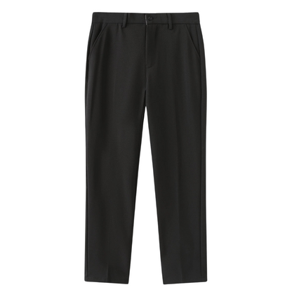 Beckett | Slim Fit Black Stretch Pants