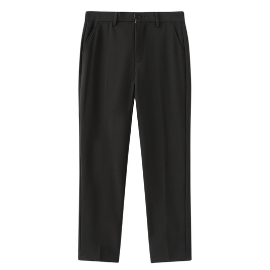 Beckett | Slim Fit Black Stretch Pants