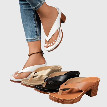 Calista | Golden Orthopedic Sandals