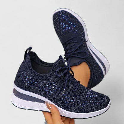 Calantha | White Crochet Orthopedic Shoes