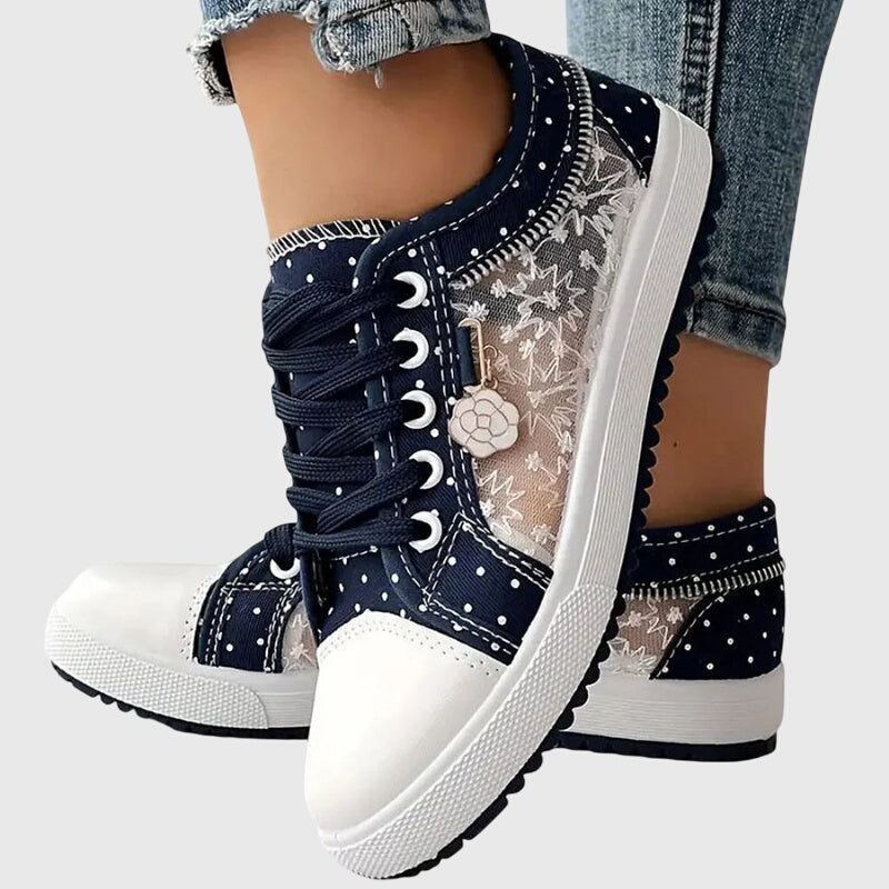 Calista | Blue Denim Orthopedic Sneakers