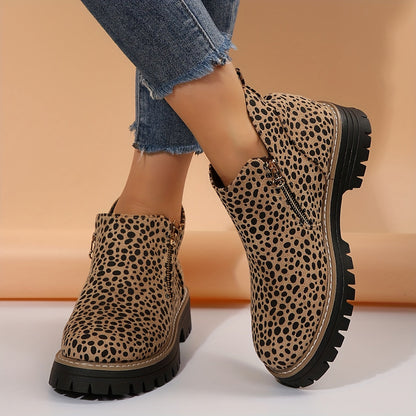 Calantha | Spotted Luxury Orthopedic Boots