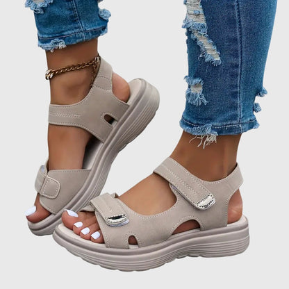 Alethea | Brown Comfortable Orthopedic Sandals