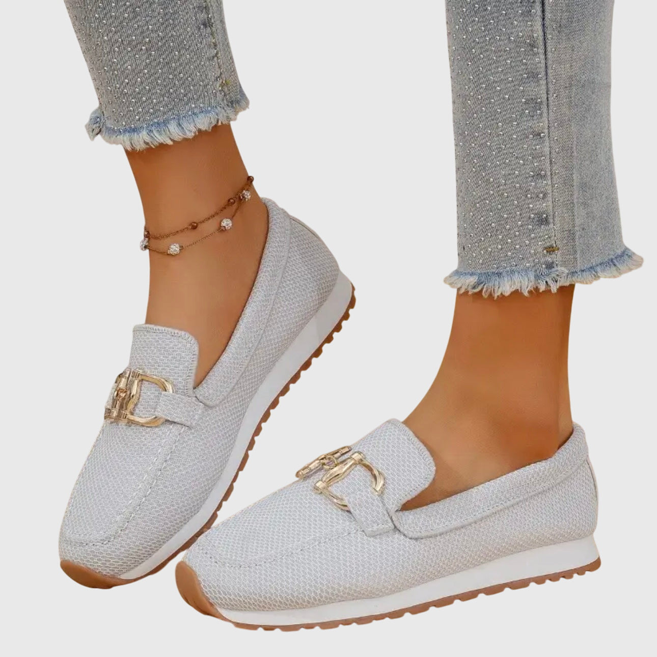 Calista | Blue Denim Orthopedic Loafers