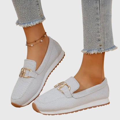 Calista | Blue Denim Orthopedic Loafers