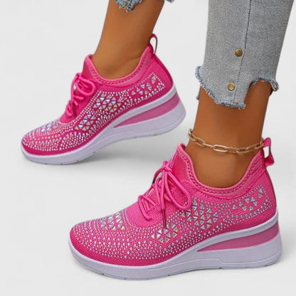 Calantha | White Crochet Orthopedic Shoes