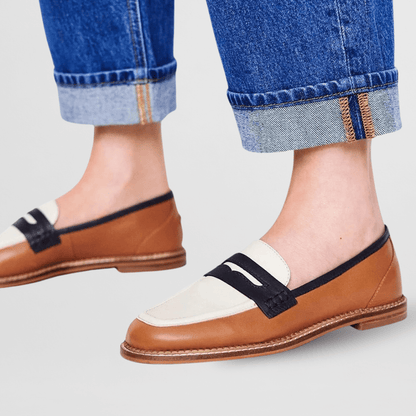 Luna | Elegant Black Playful Loafers