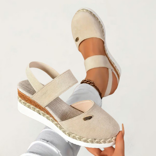Beige Orthopedic Sandals