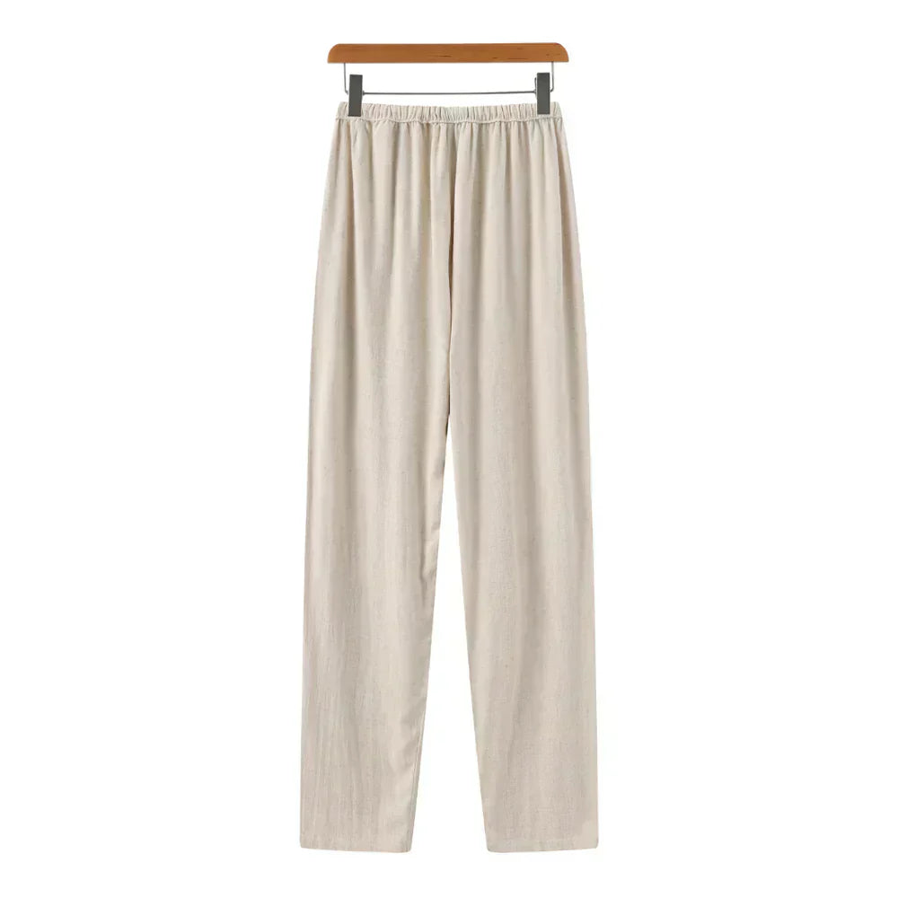 Beckett | Marrakech - Cream Linen Pants