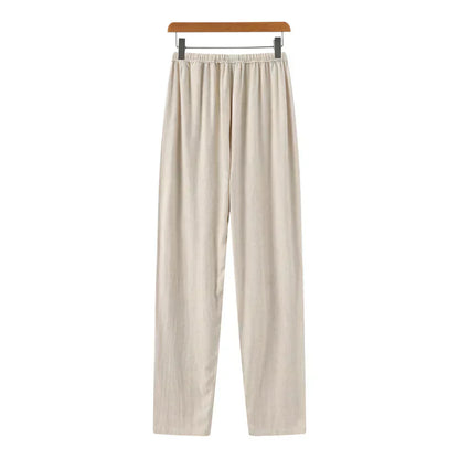 Beckett | Marrakech - Cream Linen Pants