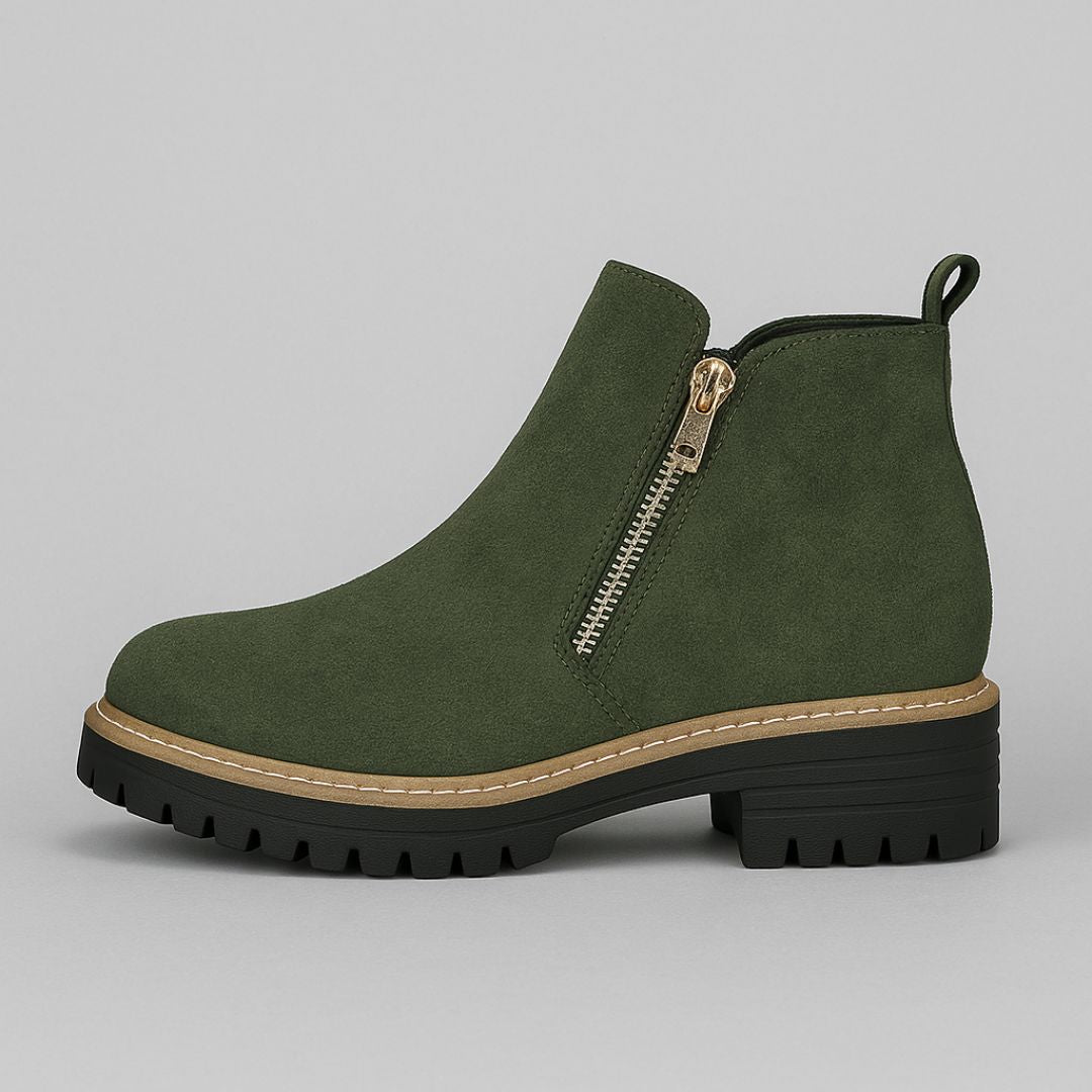 Calantha | Grey Suede Orthopedic Boots