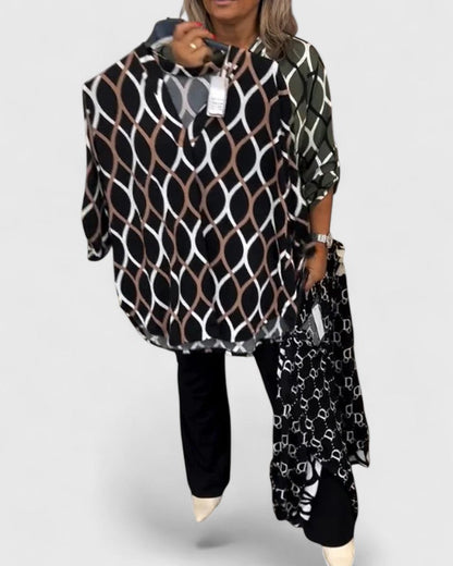 Alethea | Olive Green Sophisticated Blouse