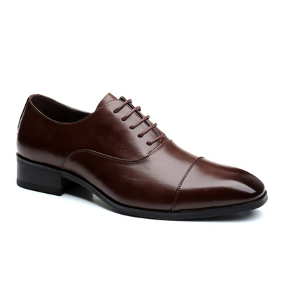 Benedict | Sleek Black Classic Leather Shoes