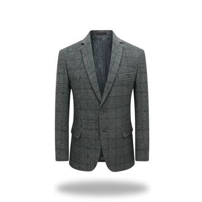Benedetto | Premium Classic Blazer in Beige Herringbone