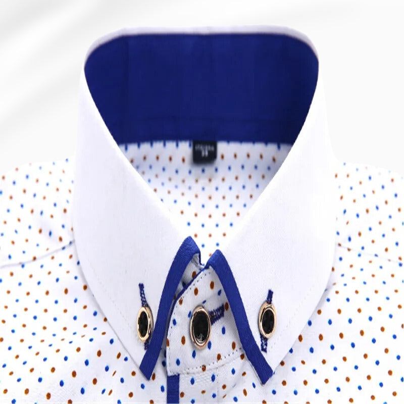 Beckett | Monochrome Modern Long-Sleeve Shirt