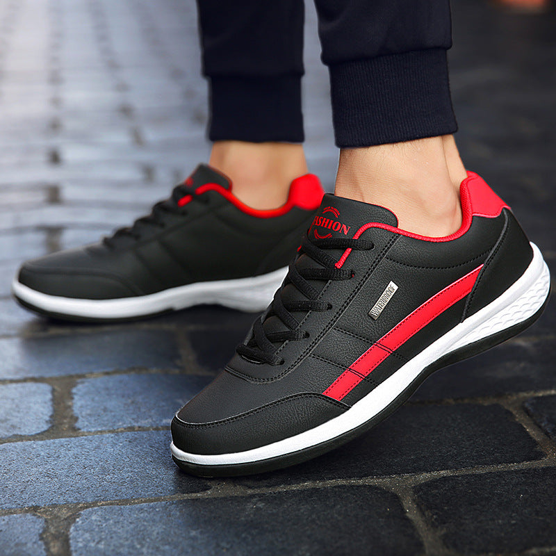 Asher | Men's Lace Up Navy Blue Casual Street Sneakers