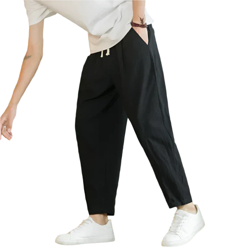 Beckett | Cream Cotton Pants Cancun