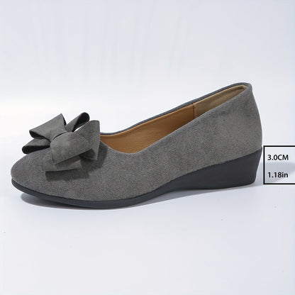 Calantha | Elegant Gray Suede Sophisticated Shoes
