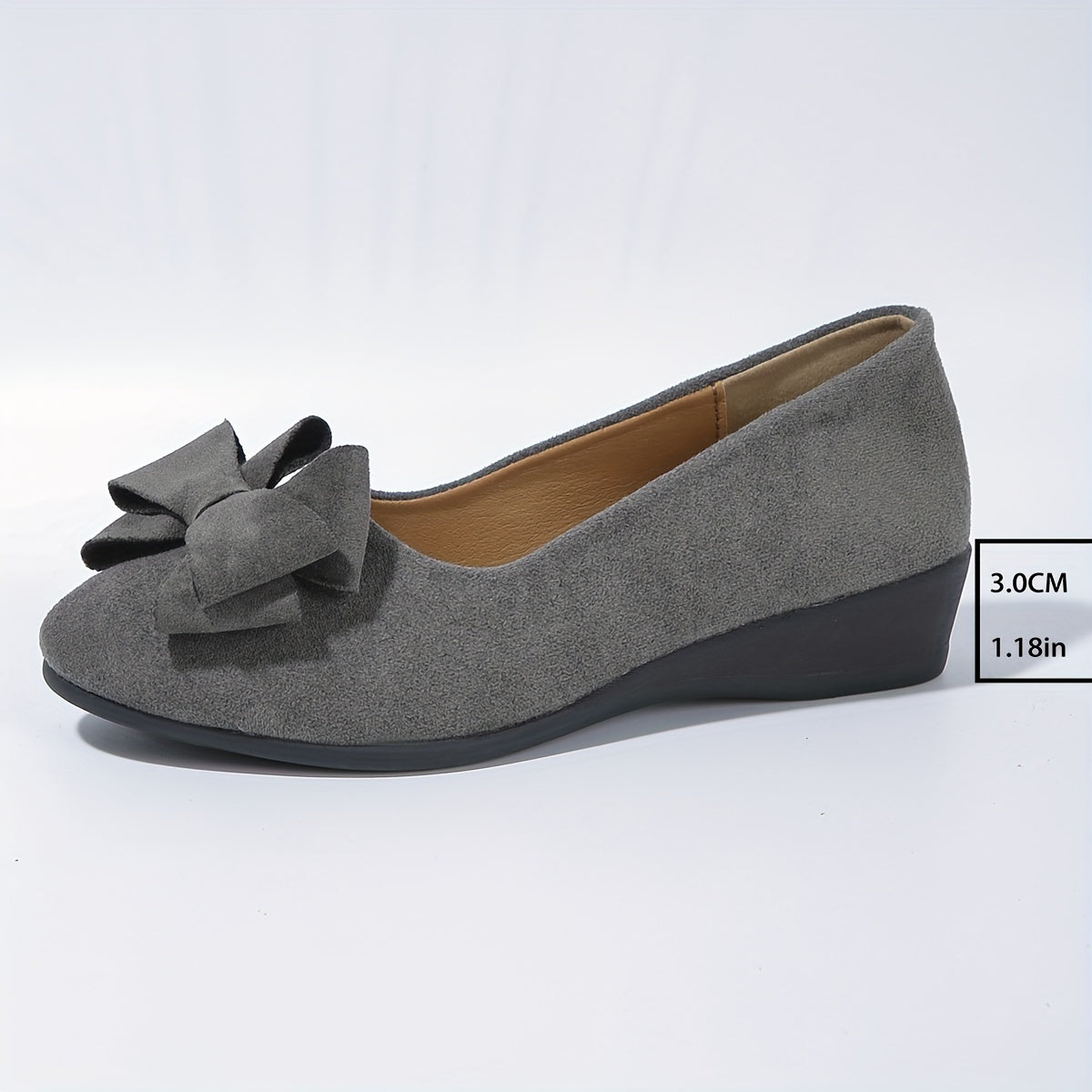 Calantha | Elegant Grey Suede Sophisticated Shoes
