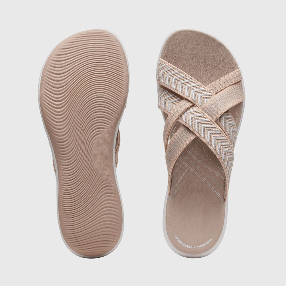 Astrid | Beige Orthopedic Sandals