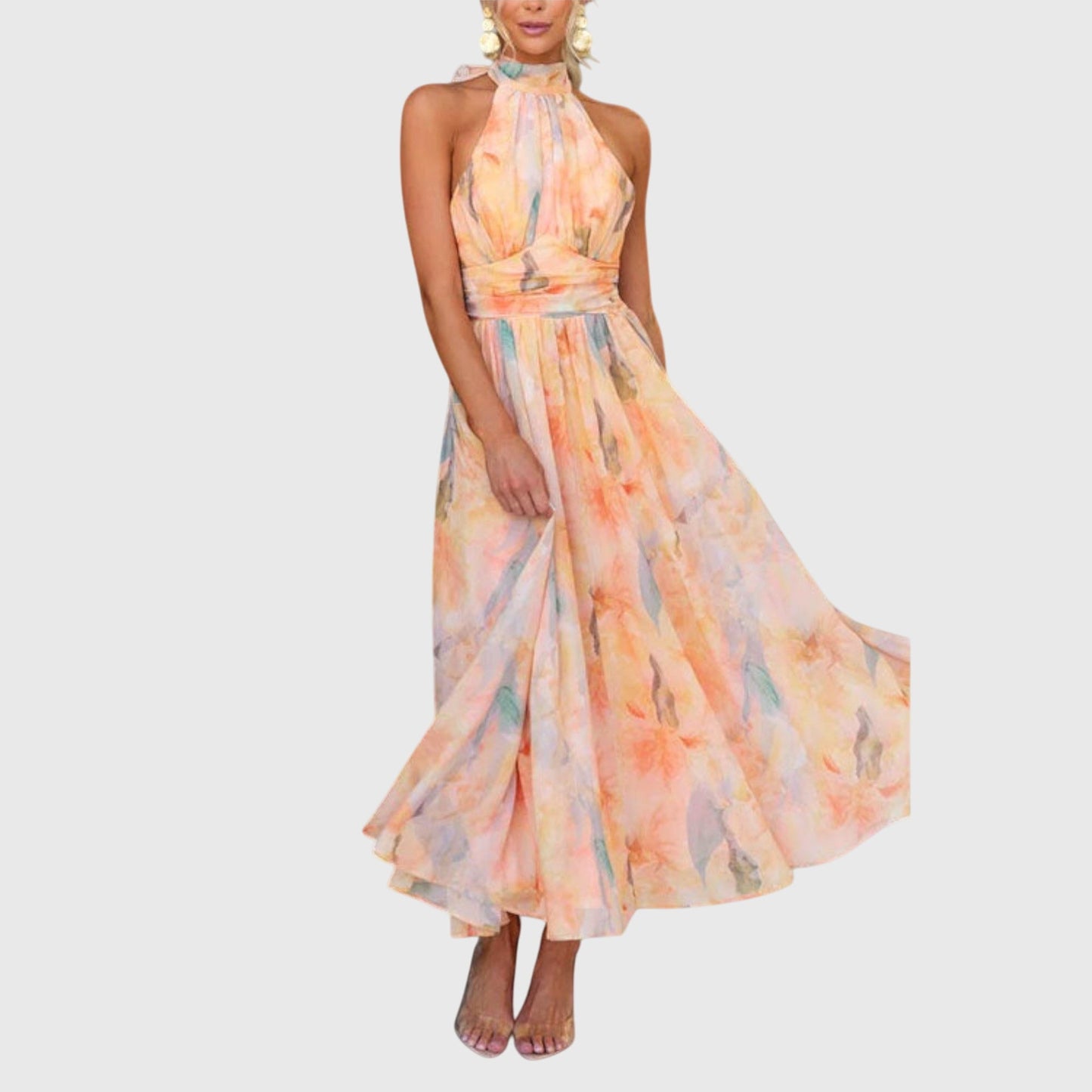 Aurora | Elegant Floral Maxi Dress