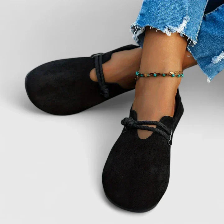 Calantha | Beige Suede Orthopedic Loafers