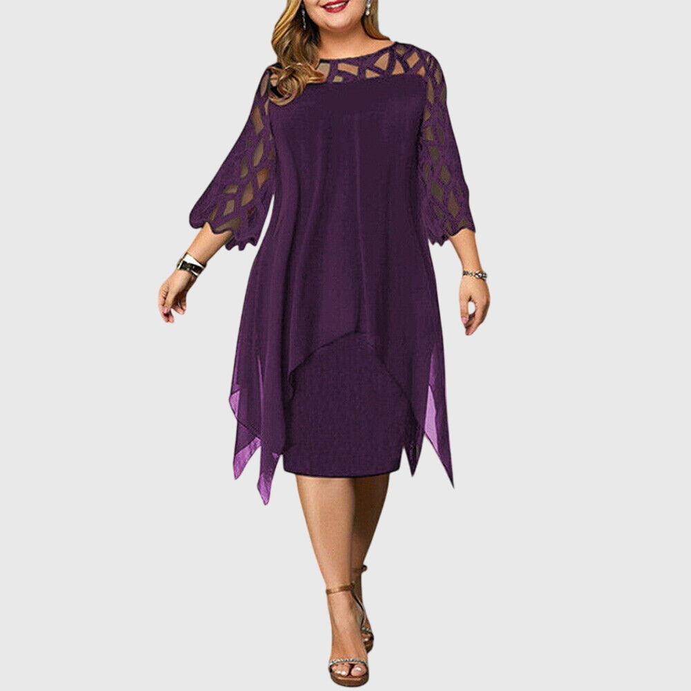 Calista | Rich Plum Chic Dress