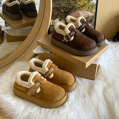Calantha | Brown Suede Orthopedic Shoes